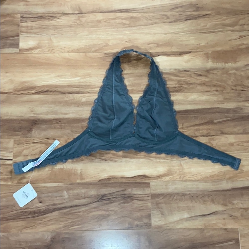 Free People gray color lace bralette - Picture 7 of 14